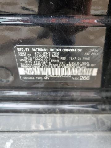 2016 MITSUBISHI OUTLANDER - JA4AD3A30GZ060038