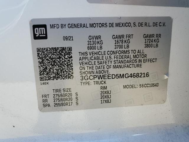 3GCPWEED5MG468216 Chevrolet All Models SILVERADO 13