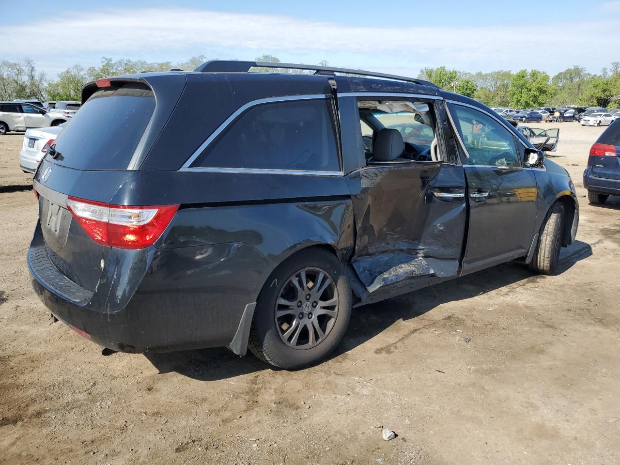 5FNRL5H66CB092483 2012 Honda Odyssey Exl