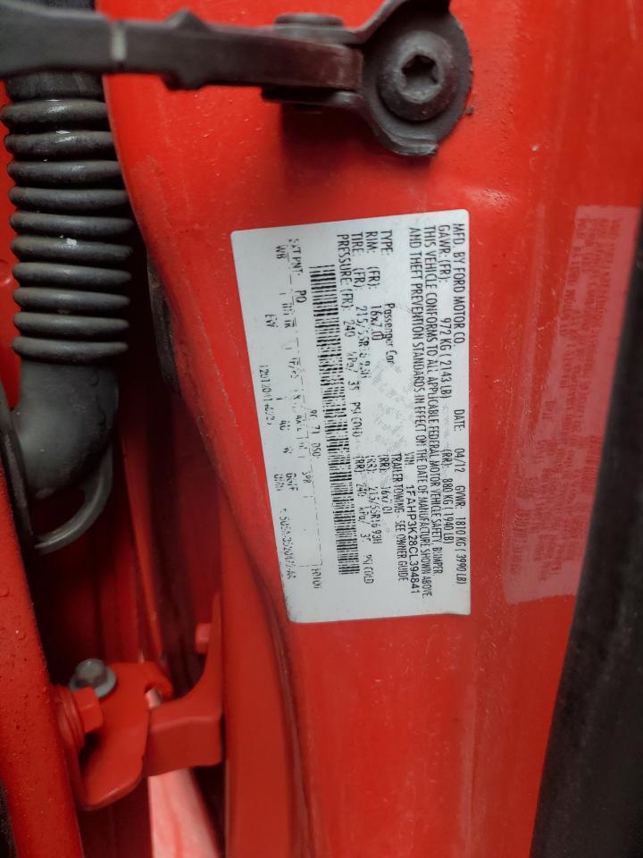 1FAHP3K28CL394841 2012 Ford Focus Se