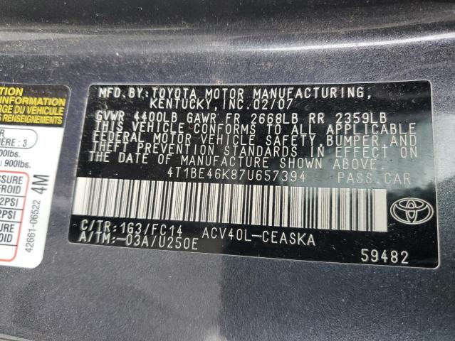 2007 Toyota Camry - Image 12