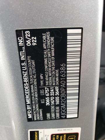 2023 MERCEDES-BENZ EQE SUV 50 - 4JGGM2CB0PA016386