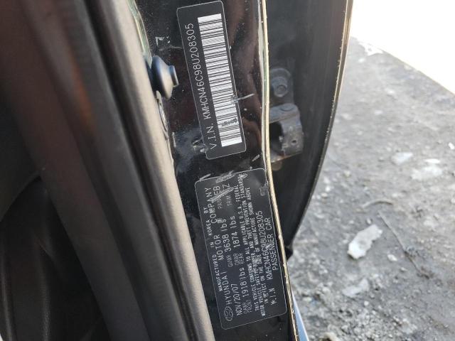 2008 Hyundai Accent Gls VIN: KMHCN46C98U208305 Lot: 50043534