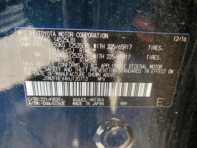 2017 TOYOTA RAV4 LE - JTMZFREV4HJ120713