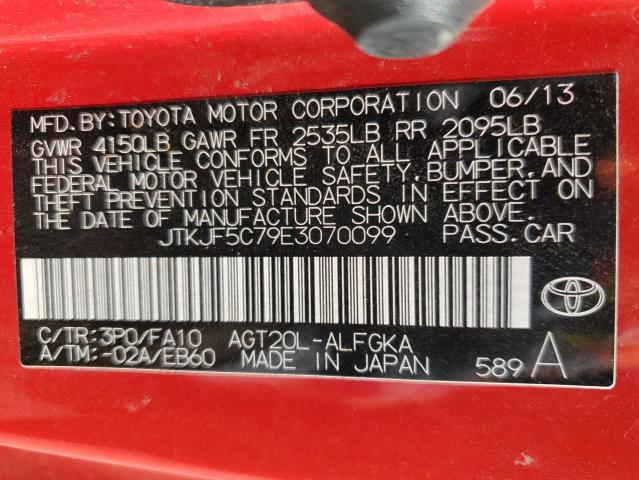 2014 Toyota Scion Tc VIN: JTKJF5C79E3070099 Lot: 49261174