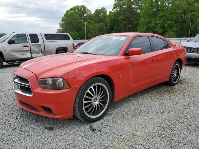 Lot #2494284390 2014 DODGE CHARGER R/ salvage car