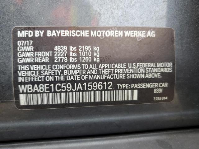 2018 BMW 330E - WBA8E1C59JA159612
