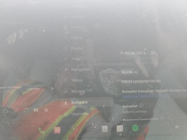 2022 Tesla Model 3 VIN: 5YJ3E1EB1NF175784 Lot: 51807614