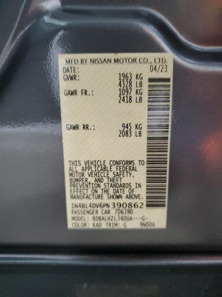 1N4BL4DV6PN390862 2023 Nissan Altima Sv