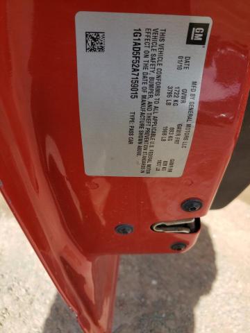 2010 Chevrolet Cobalt 1Lt VIN: 1G1AD5F52A7159015 Lot: 50975194