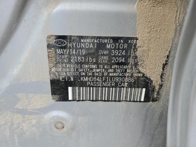 KMHD84LF1LU930886 2020 HYUNDAI ELANTRA - Image 12