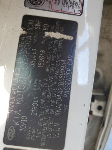 2011 Kia Forte Ex VIN: KNAFU4A21B5890954 Lot: 51746314