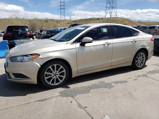 Lot #2510160440 2017 FORD FUSION SE salvage car