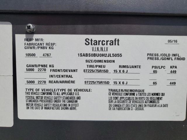 2017 Starcraft Travelstar VIN: 1SABS0BU0H2JL5055 Lot: 51349844