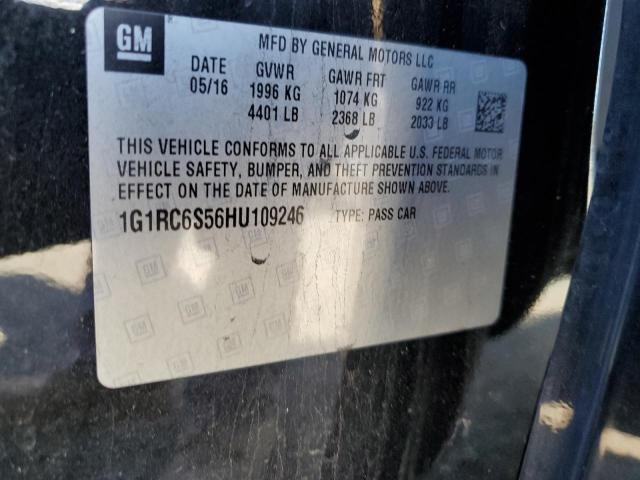 VIN 1G1RC6S56HU109246 2017 Chevrolet Volt, LT no.12