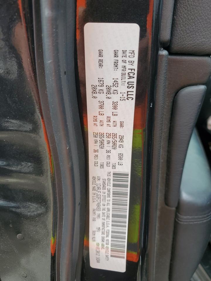 1C4RJFJG3FC748493 2015 Jeep Grand Cherokee Summit