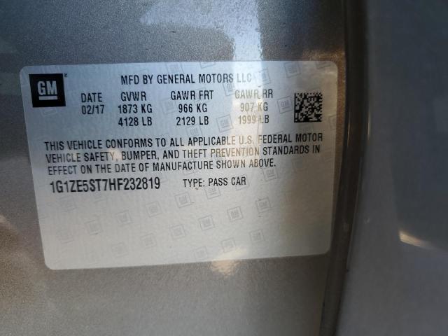 2017 Chevrolet Malibu Lt VIN: 1G1ZE5ST7HF232819 Lot: 51691954