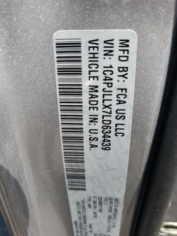 2020 Jeep Cherokee Latitude Plus VIN: 1C4PJLLX7LD634439 Lot: 50834764