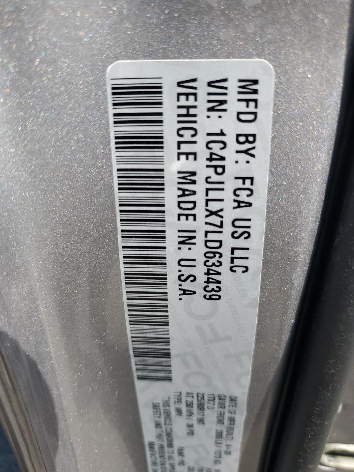 1C4PJLLX7LD634439 2020 Jeep Cherokee Latitude Plus