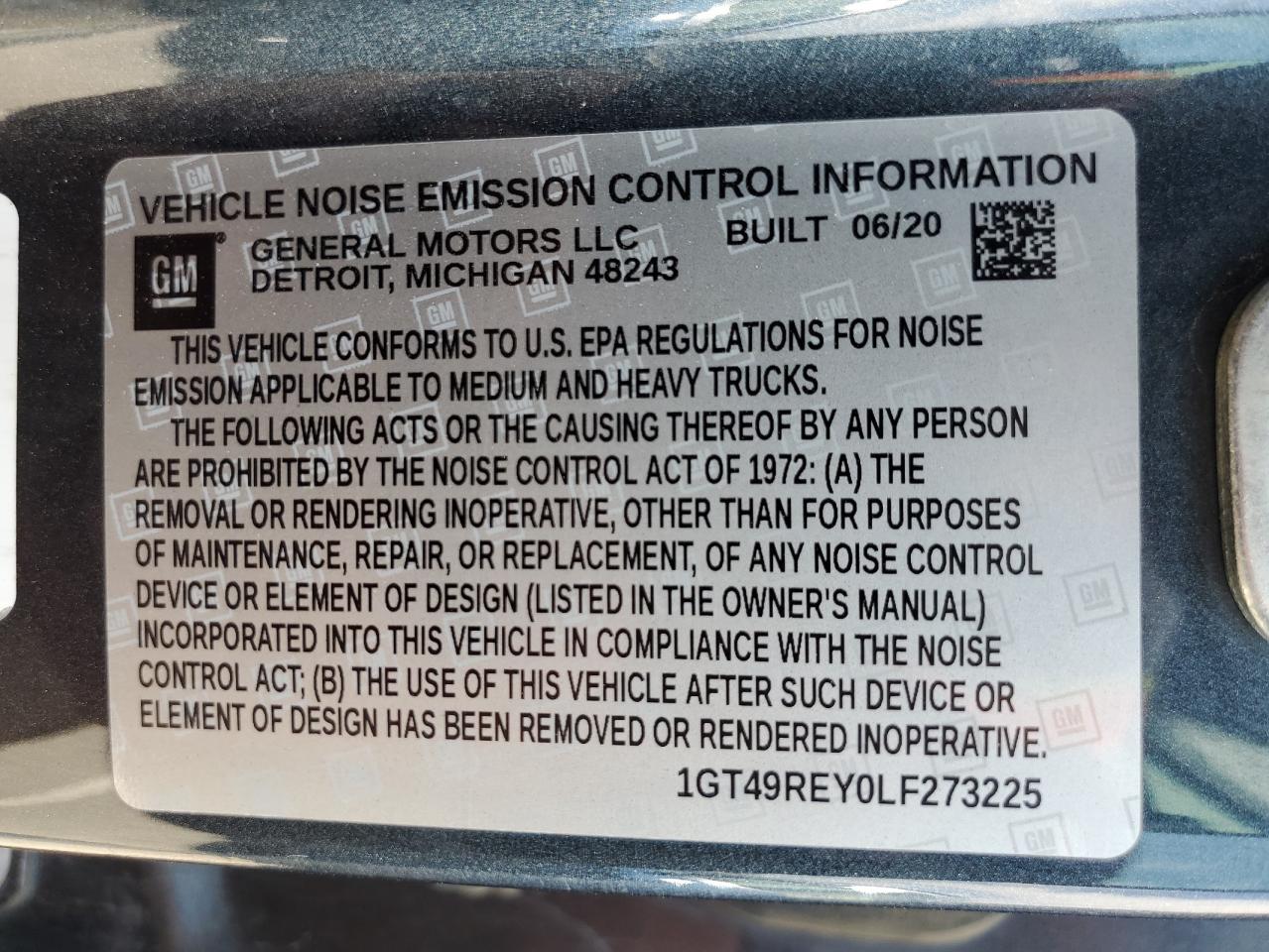 1GT49REY0LF273225 2020 GMC Sierra K2500 Denali