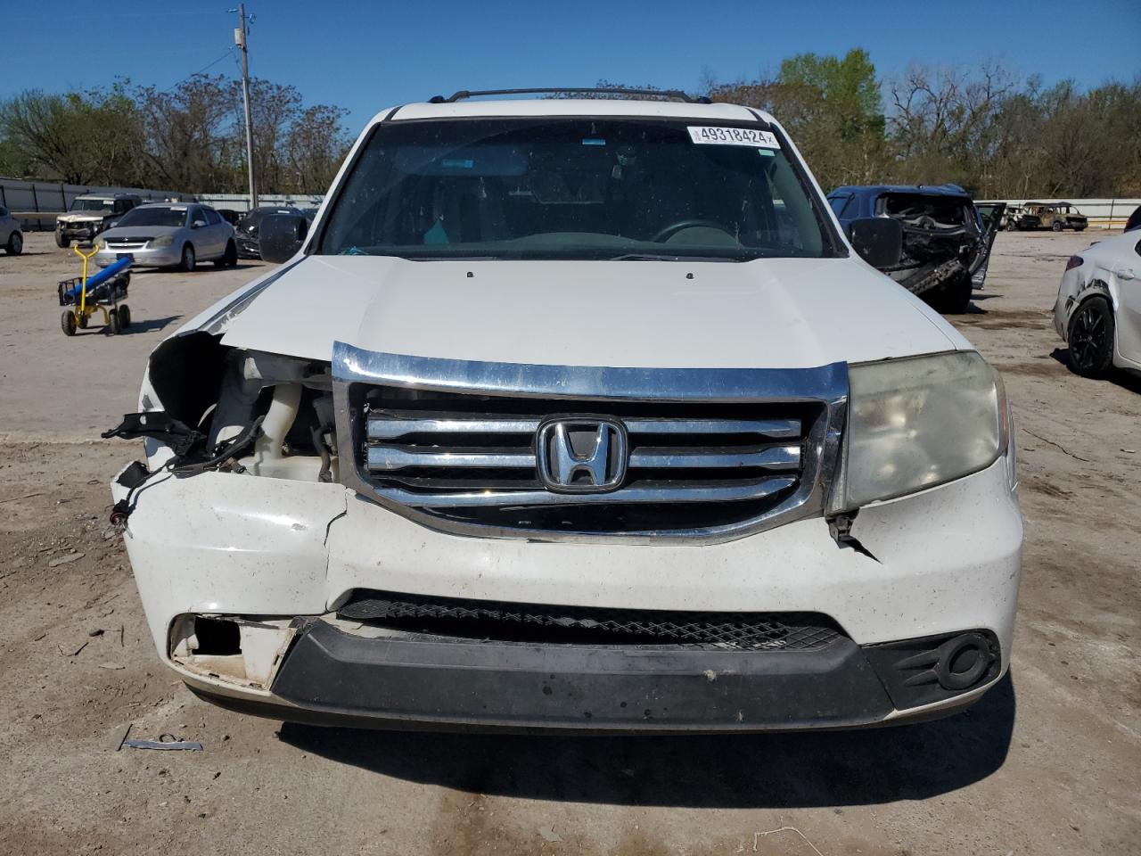 2012 Honda Pilot Lx vin: 5FNYF3H21CB042501