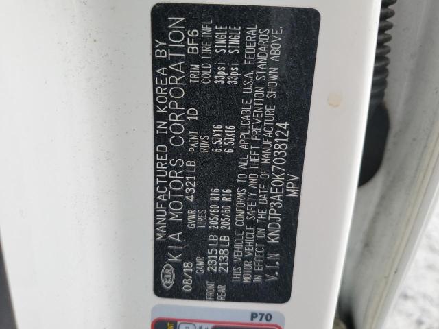 2019 KIA SOUL EV BA KNDJP3AE0K7038124