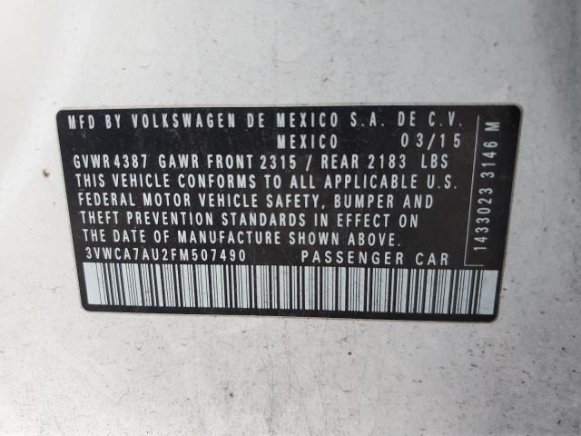 2015 VOLKSWAGEN GOLF SPORT - 3VWCA7AU2FM507490