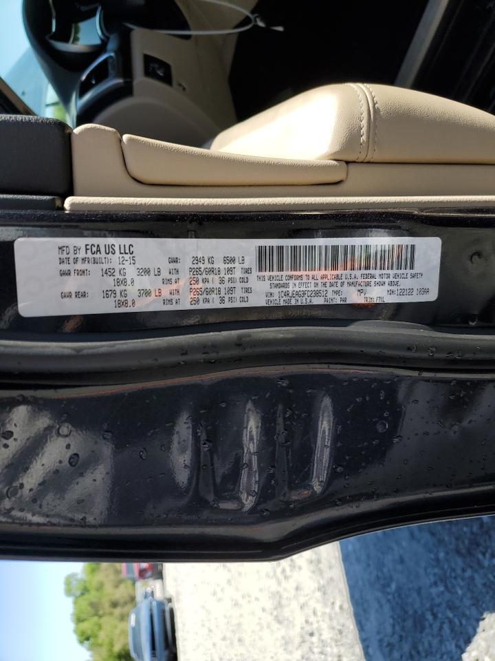 1C4RJEAG3FC238512 2015 Jeep Grand Cherokee Laredo