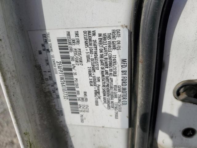 2006 Ford Crown Victoria Police Interceptor VIN: 2FAFP71W26X107732 Lot: 50242694