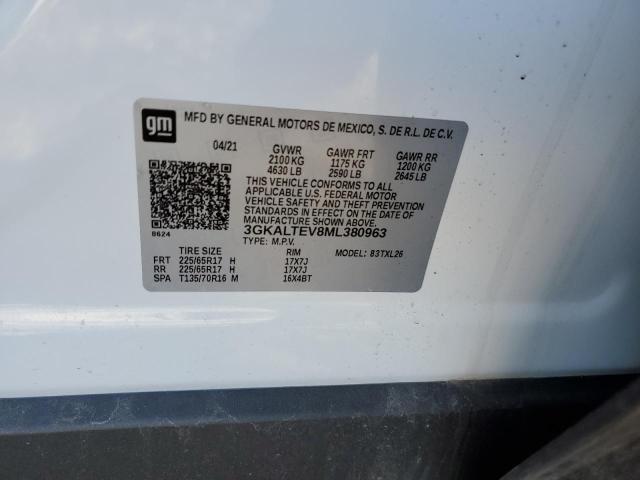 2021 GMC Terrain Sle VIN: 3GKALTEV8ML380963 Lot: 41493994