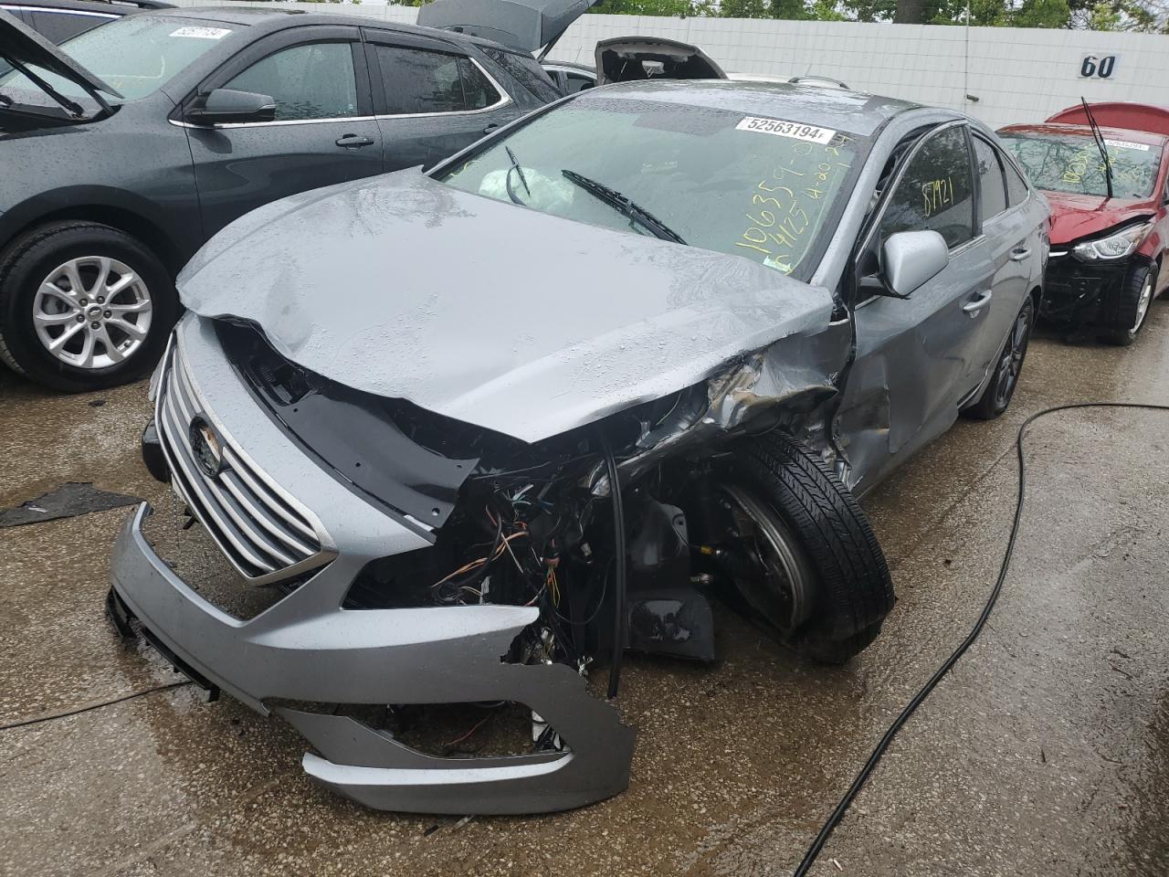 2017 Hyundai Sonata Se vin: 5NPE24AF6HH504819