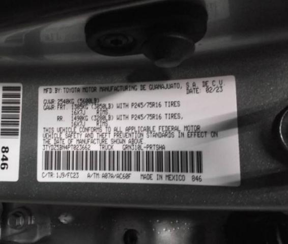 2023 TOYOTA TACOMA DOU - 3TYDZ5BN4PT023662