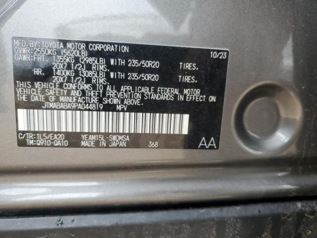 2023 SUBARU SOLTERRA P JTMABABA9PA044819