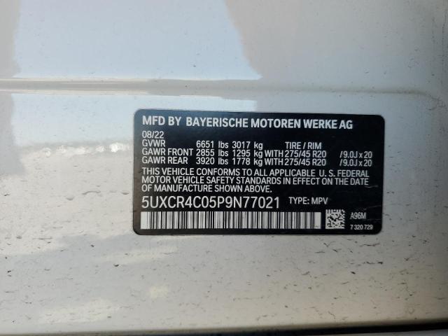 VIN 5UXCR4C05P9N77021 2023 BMW X5, Sdrive 40I no.13