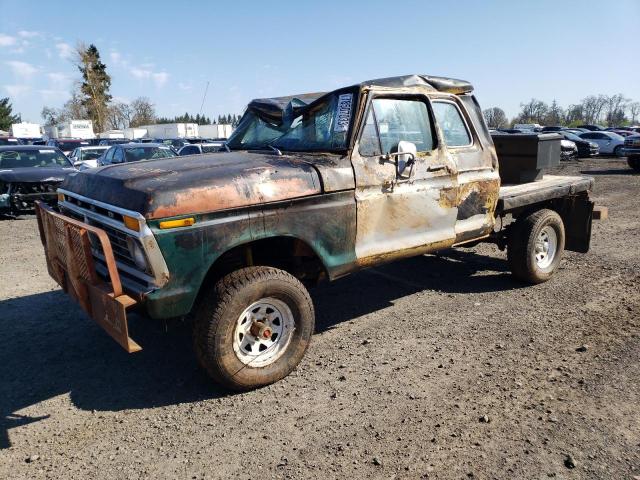 Lot #2441082097 1975 FORD F150 salvage car