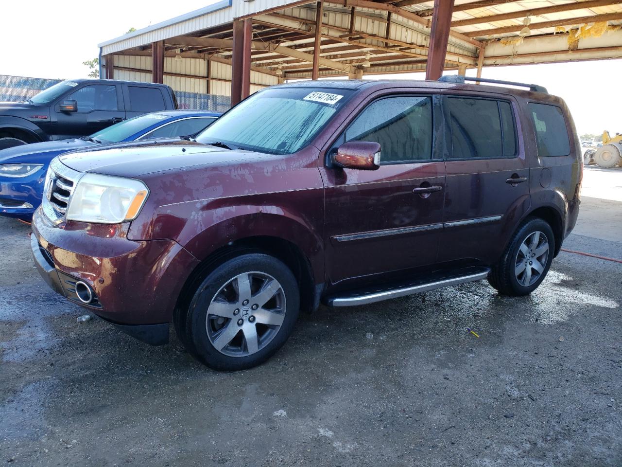 2012 Honda Pilot Touring vin: 5FNYF3H95CB007926