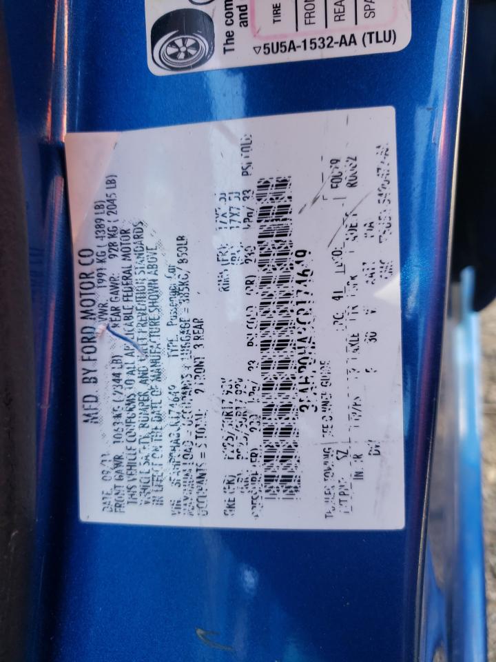 3FAHP0HA3CR174649 2012 Ford Fusion Se