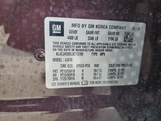 2018 BUICK ENCORE PRE - KL4CJHSM5JB713789