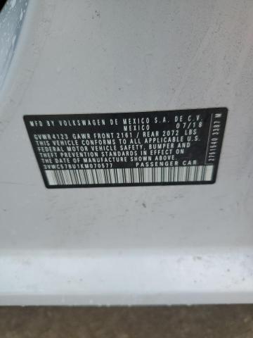 2019 Volkswagen Jetta S VIN: 3VWC57BU1KM070577 Lot: 51406064