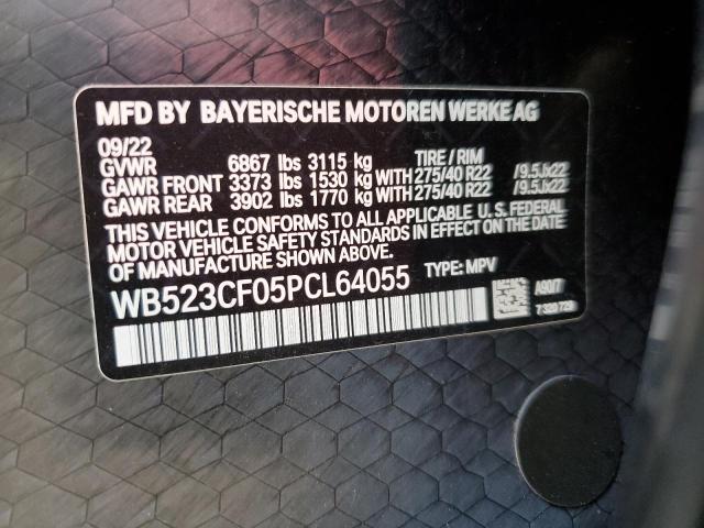 2023 BMW Ix xDrive50 VIN: WB523CF05PCL64055 Lot: 50634454