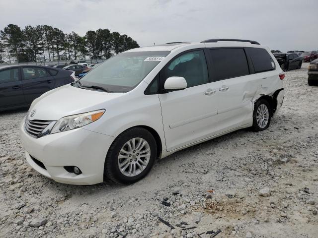 Lot #2471337942 2015 TOYOTA SIENNA XLE salvage car