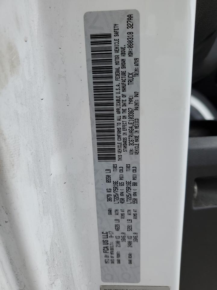 3C6TRVAG4JE103367 2018 Ram Promaster 1500 1500 Standard