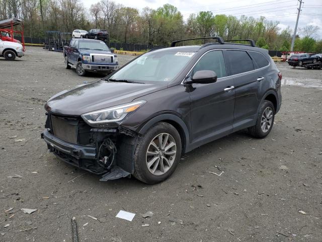 Lot #2492058603 2017 HYUNDAI SANTA FE S salvage car