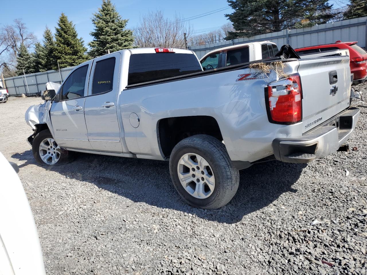 CHEVROLET SILVERADO 2017 silver 4dr ext gas 1GCVKREC6HZ374272 photo #3