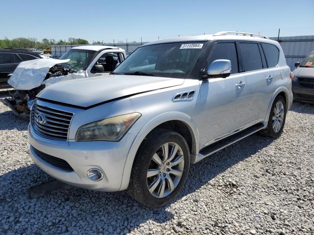 Lot #2489852847 2012 INFINITI QX56 salvage car