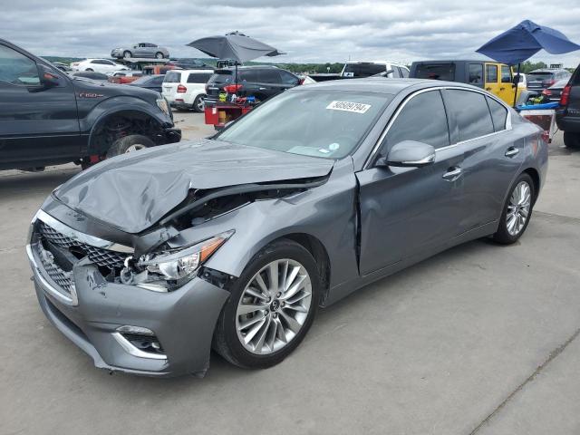 Lot #2471044050 2021 INFINITI Q50 LUXE salvage car