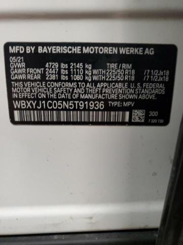 Lot #2501403978 2022 BMW X2 XDRIVE2 salvage car