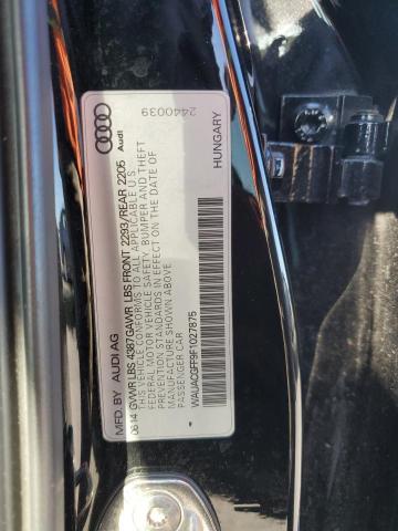 VIN WAUACGFF9F1027875 2015 AUDI A3 no.12