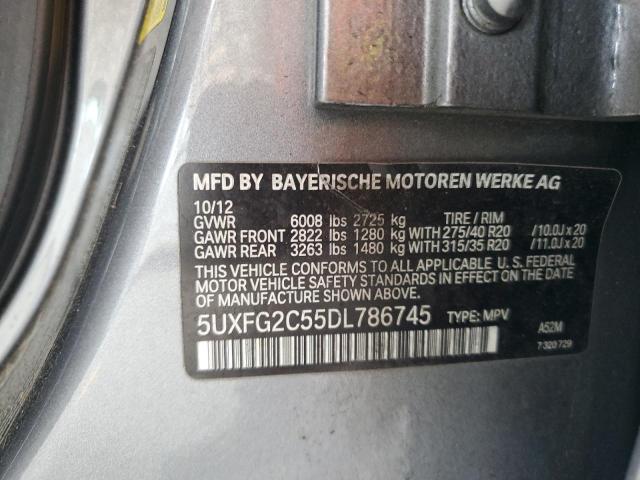 Lot #2500914120 2013 BMW X6 XDRIVE3 salvage car