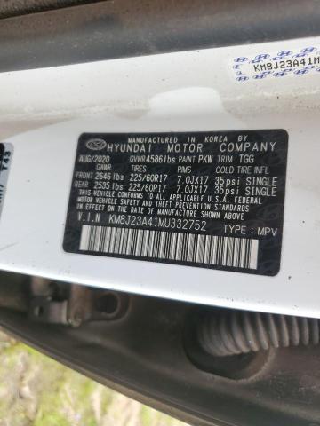 2021 HYUNDAI TUCSON SE - KM8J23A41MU332752